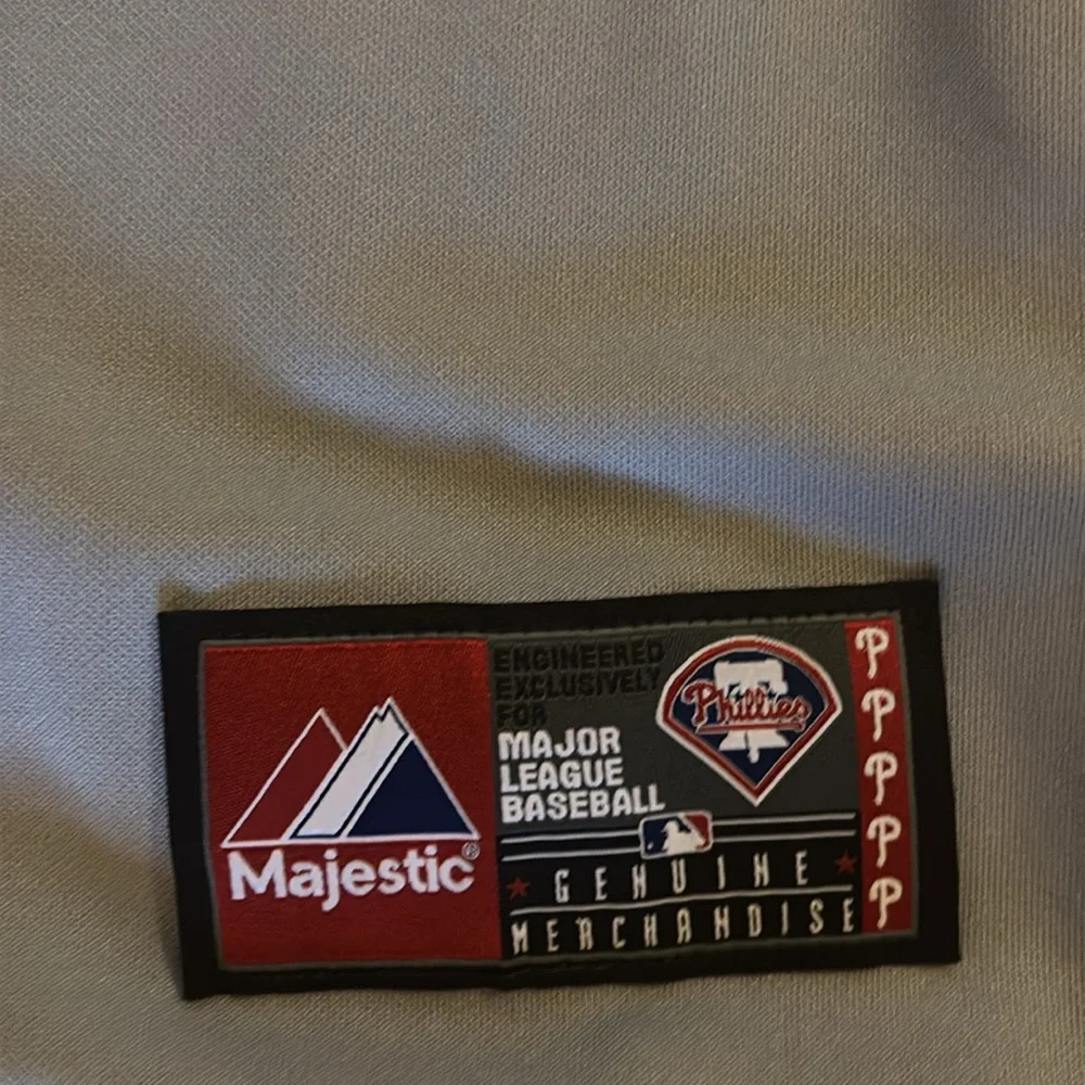 Philadelphia Phillies Majestic Gray Jersey - Picture 3 of 5
